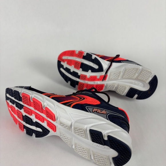 Fila Stellaray Blue/Orange Low Top Size 6.5 Running Shoes - Picture 7 of 9